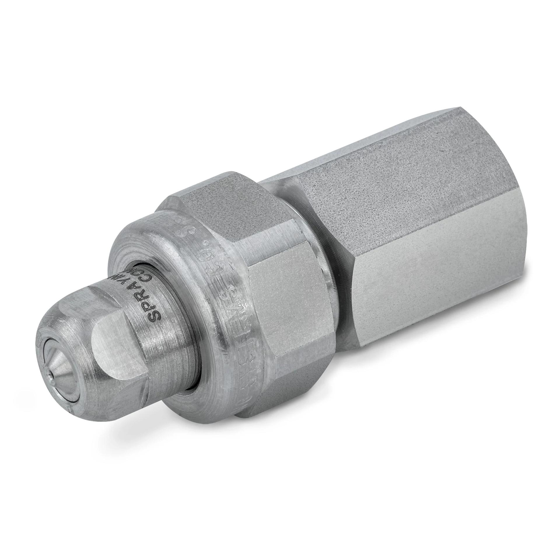 Hollow Cone, UniJet® Nozzle, 303 Stainless Steel, B1/4T-SS+T-SS8W ...