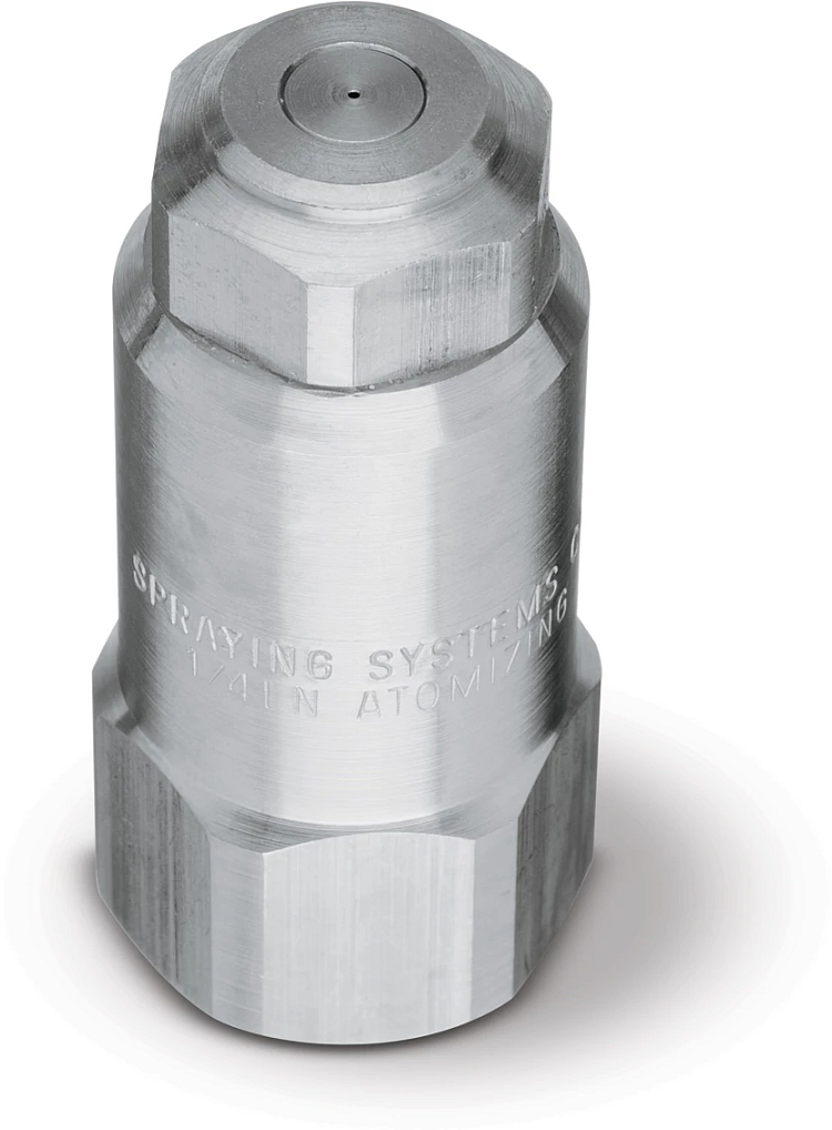 Hydraulic Atomizing Nozzle, 316 Stainless Steel with Strainer, 1/4LN