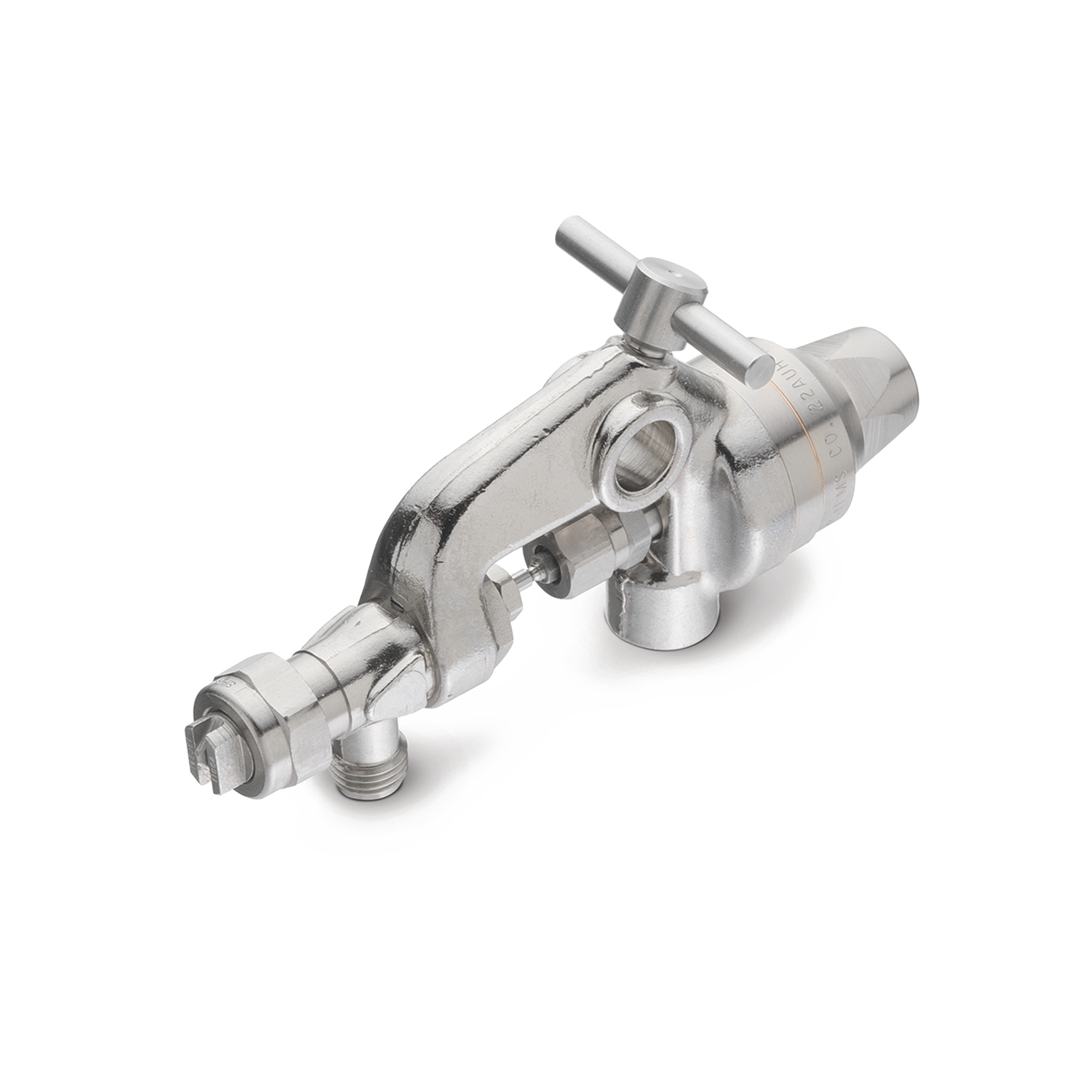 Automatic Air-Actuated Hydraulic Nozzle, Nickel-Plated Brass