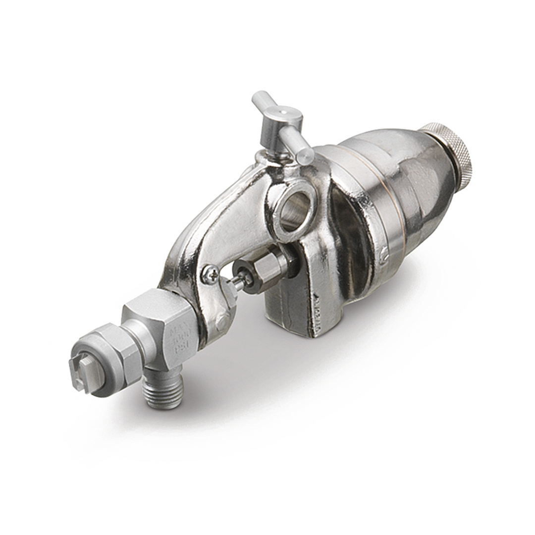 AirActuated Hydraulic Nozzle with Flow up to 2 gpm and Adjusting Screw