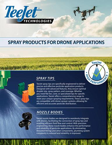 Spray Tips for Drone Applications