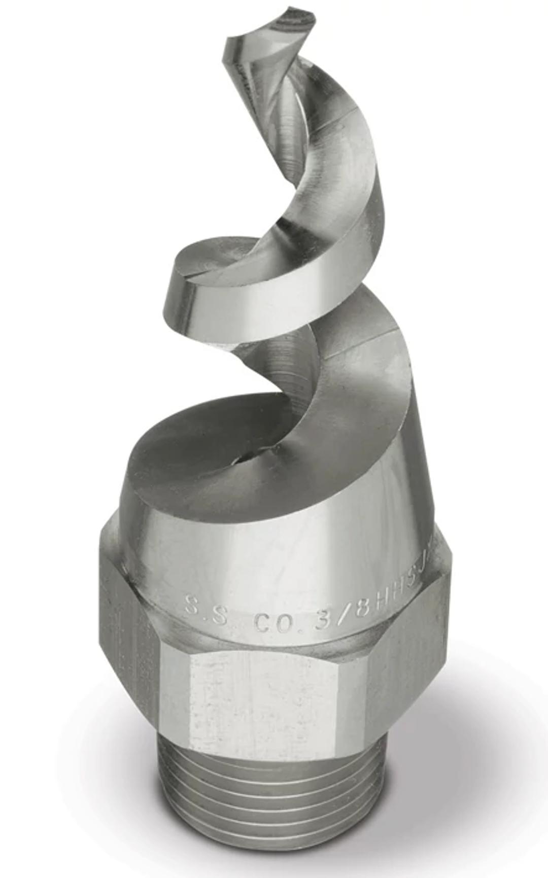SpiralJet® Spiral Nozzle, 316 Stainless Steel, 1HHSJXSS120470