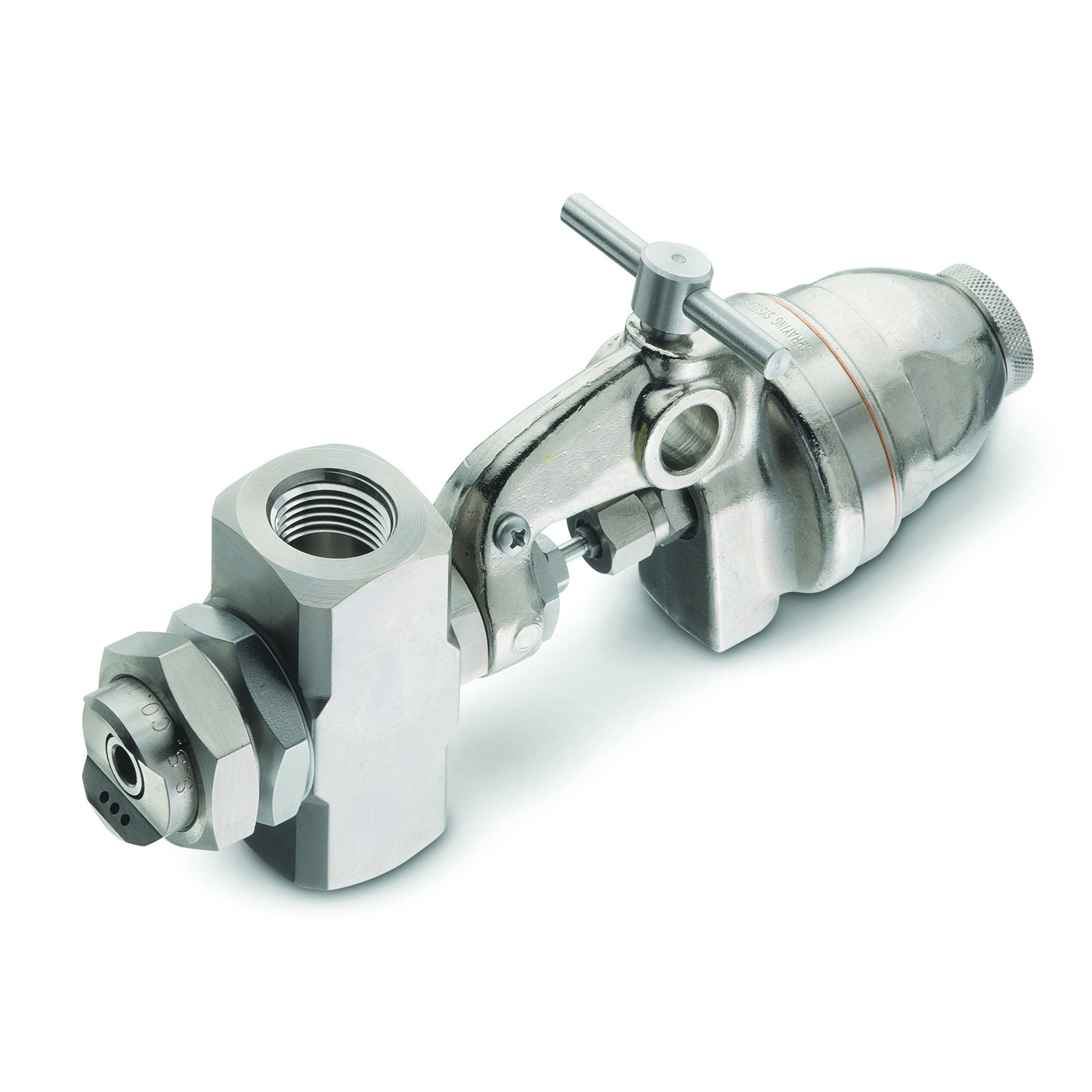 Air-Actuated Air Atomizing Nozzle With 1/2" Inlet And Self-Contained ...