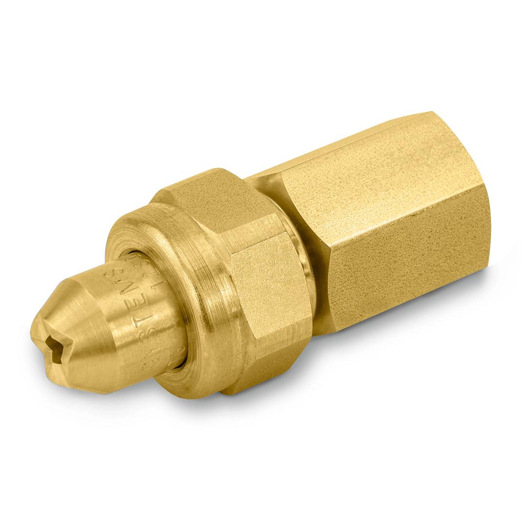 Square Spray UniJet® Nozzle, Brass, 1/4T+TG-6SQ | Spraying Systems Co.