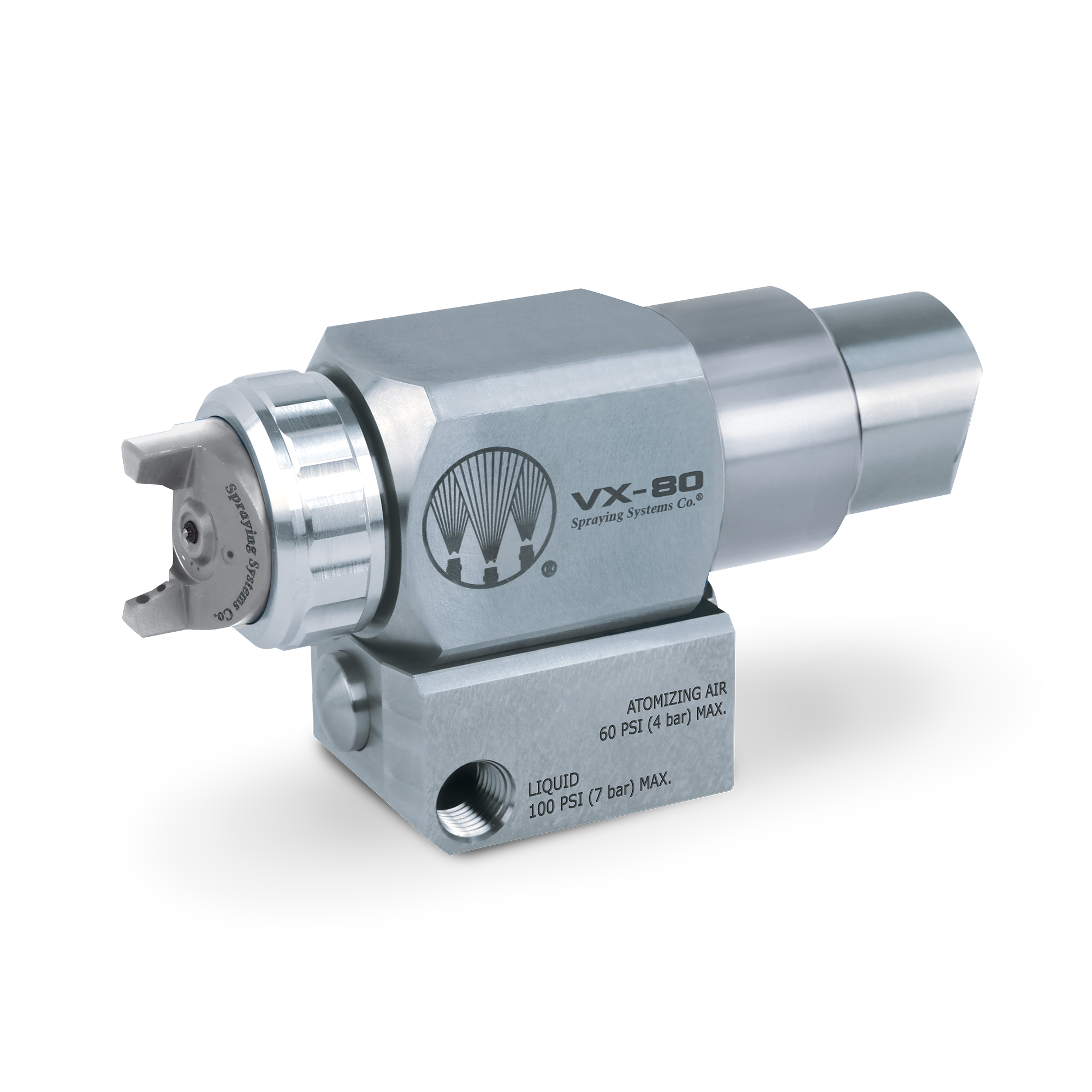 VX80 Air-Actuated Air Atomizing Nozzle