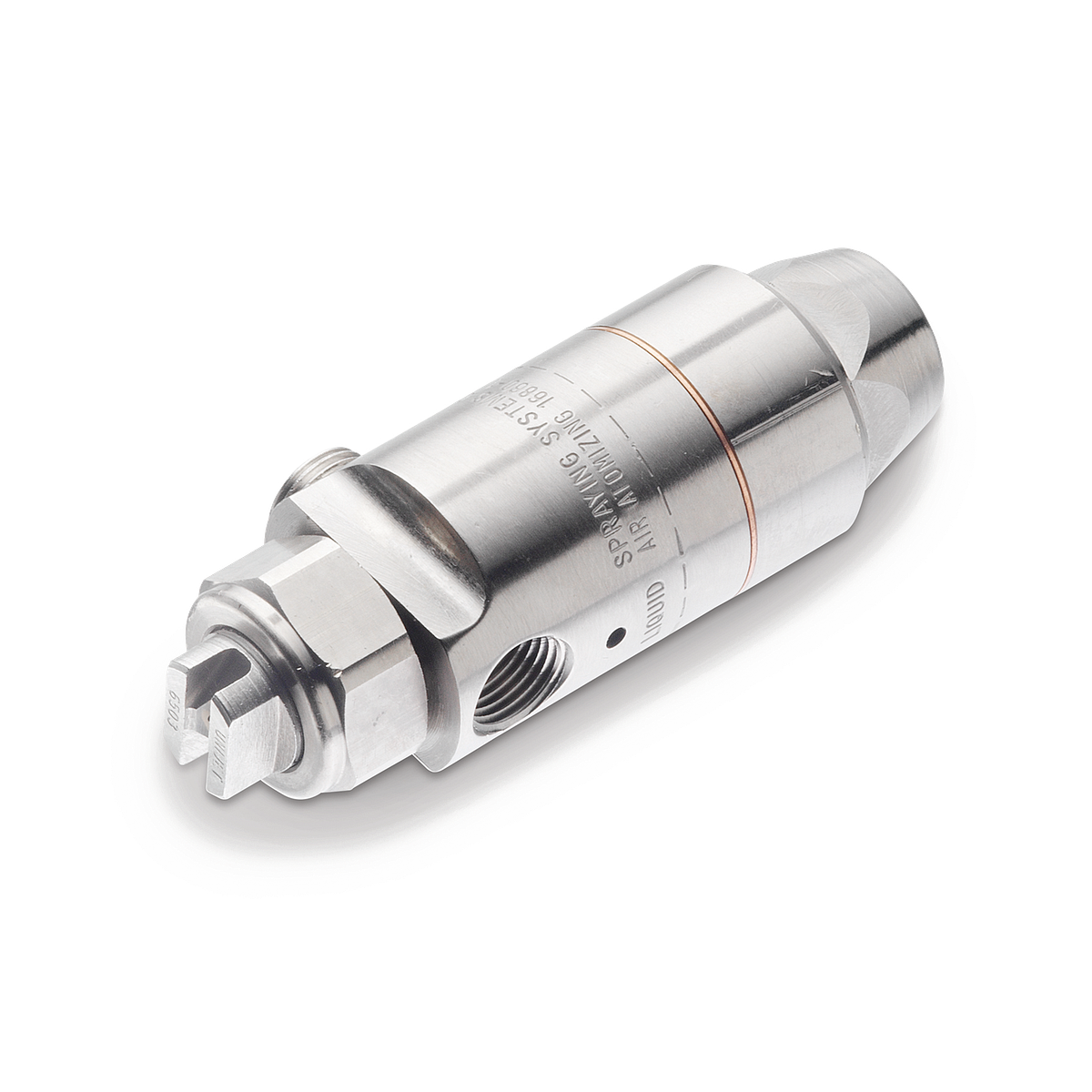 Automatic AirActuated Hydraulic Nozzle, NickelPlated Brass, B1/8JJAUH