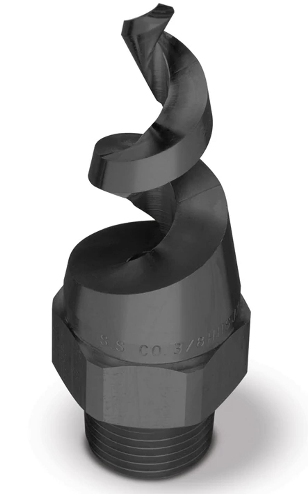 SpiralJet® Spiral Nozzle, Polyvinyl Chloride, B1/2HHSJX-PVC90120 ...