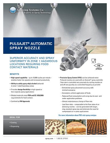 B723A PulsaJet Automatic Spray Nozzle Zone-1