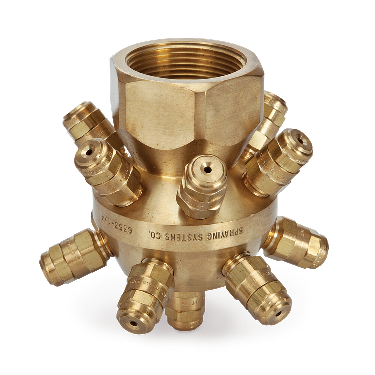 TankJet® Nozzle, Brass and Stainless Steel, 63533/8HHMFPSS6022
