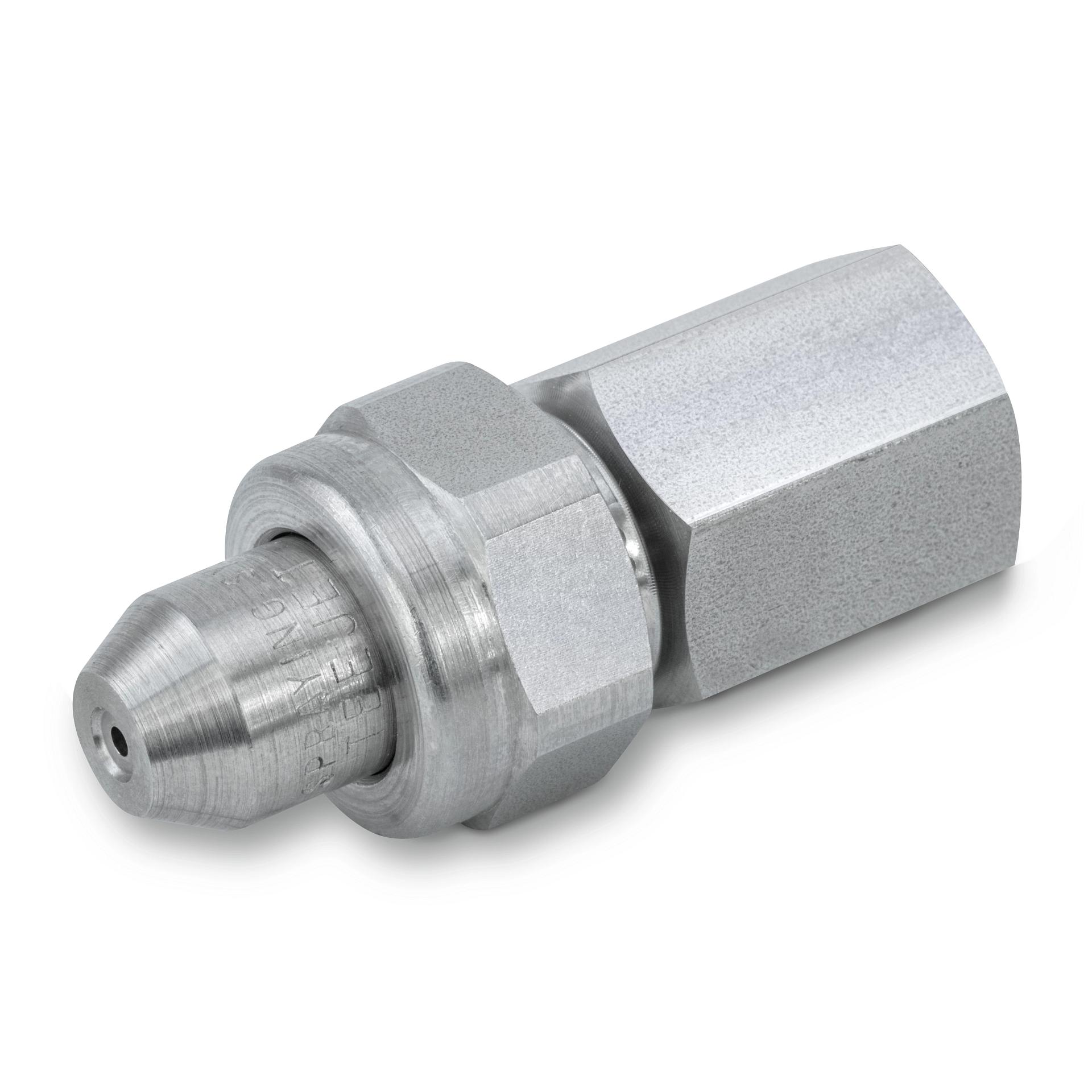 Full Cone, UniJet® Nozzle, 303 Stainless Steel, 1/4T-SS+TG-SS0.3 ...
