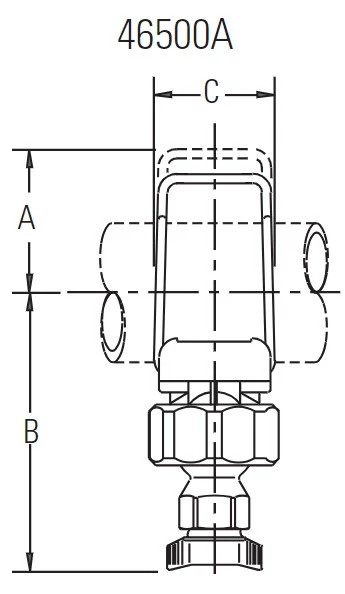 ProMax® Clip-Eyelet® Nozzle Body, Viton, 46500AD-2-PPB-VI