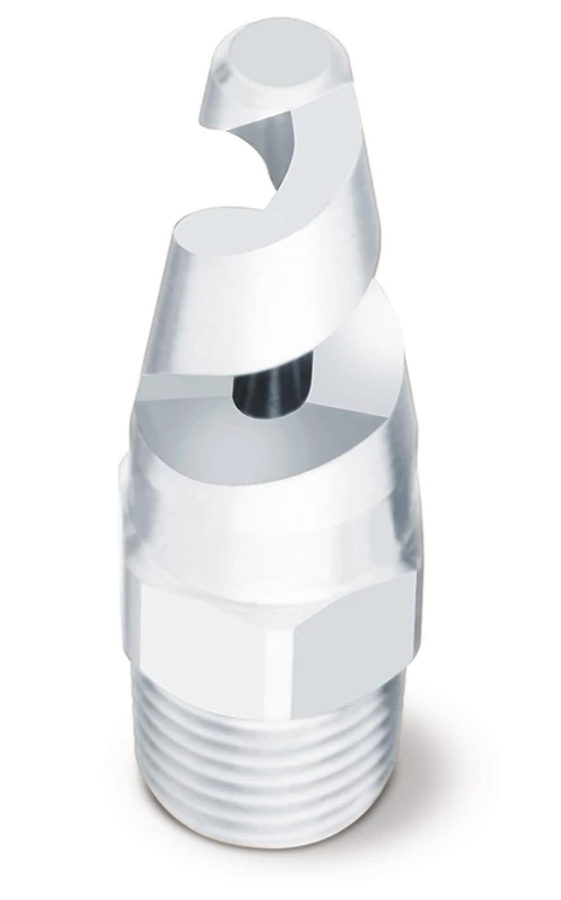 SpiralJet® Spiral Nozzle, PTFE, 1/4BSJTEF9020 Spraying Systems Co.