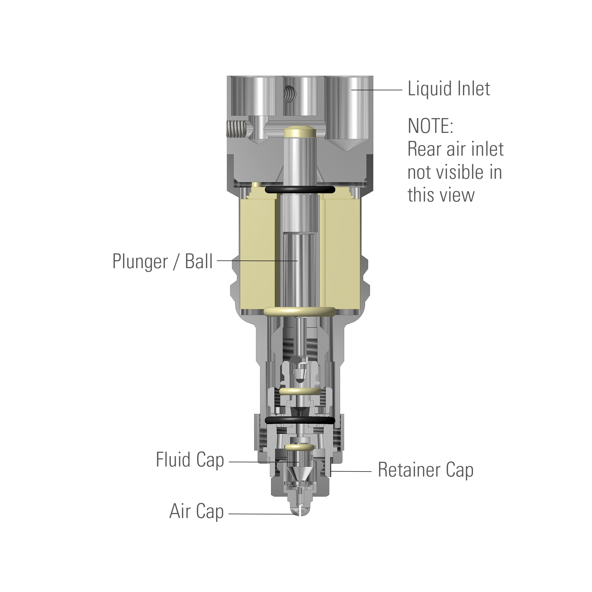 Automatic Electrically-Actuated Air Atomizing Nozzle, AA28JJAU