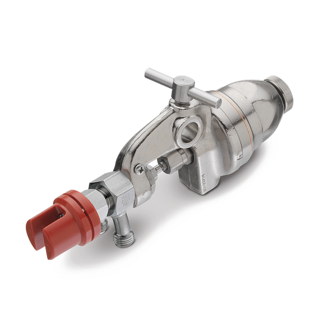 AirActuated Hydraulic Nozzle with Flow up to 0.6 gpm and Rear Knob for