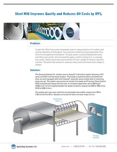 CS190 Steel-Mill-Reduces-Oil-Costs