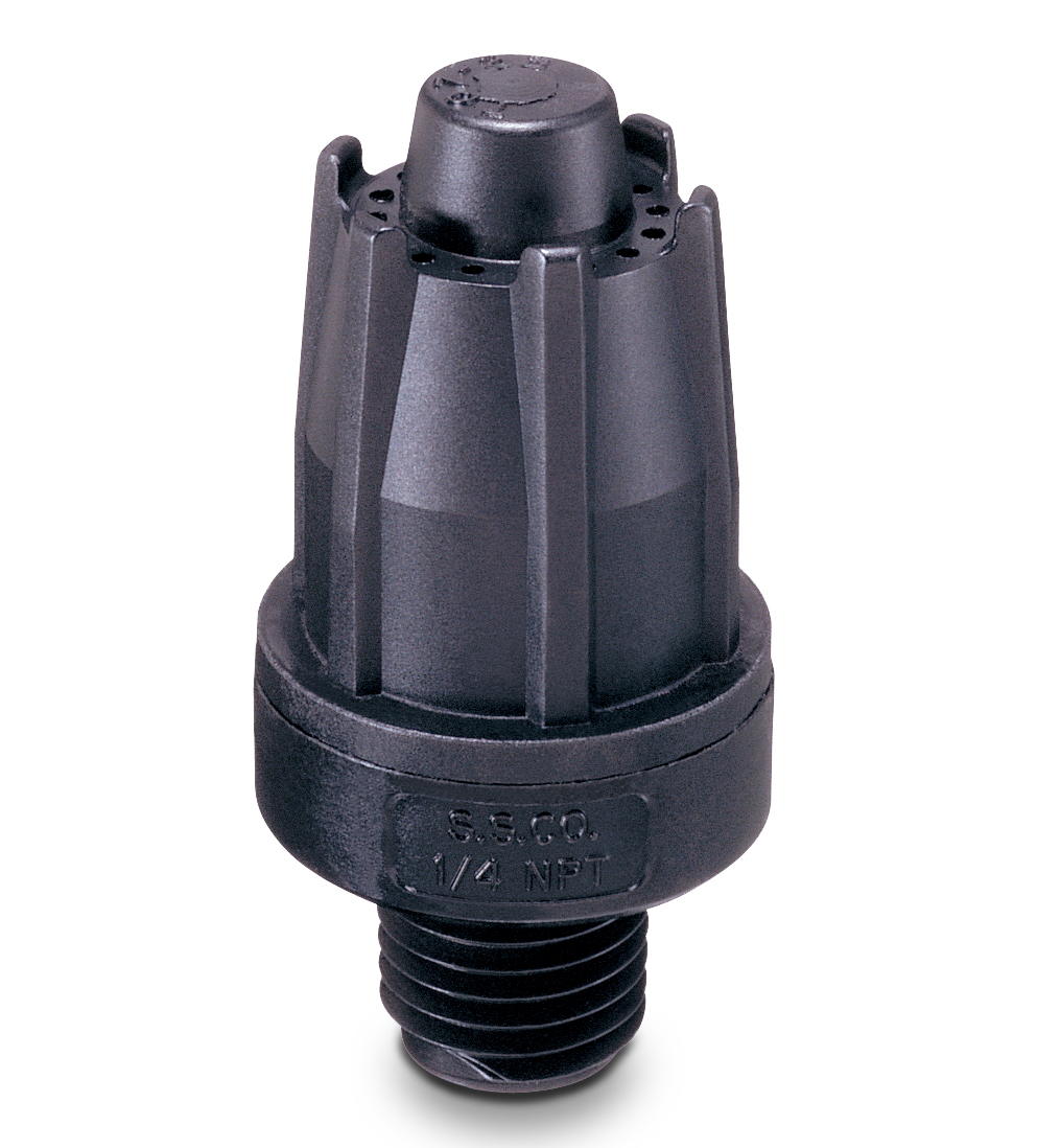 【AAKE】COLORATION PIPING WIND JP WindJet® Nozzle, Polyphenylene Sulfide (RY), AAB707-1/4-RY