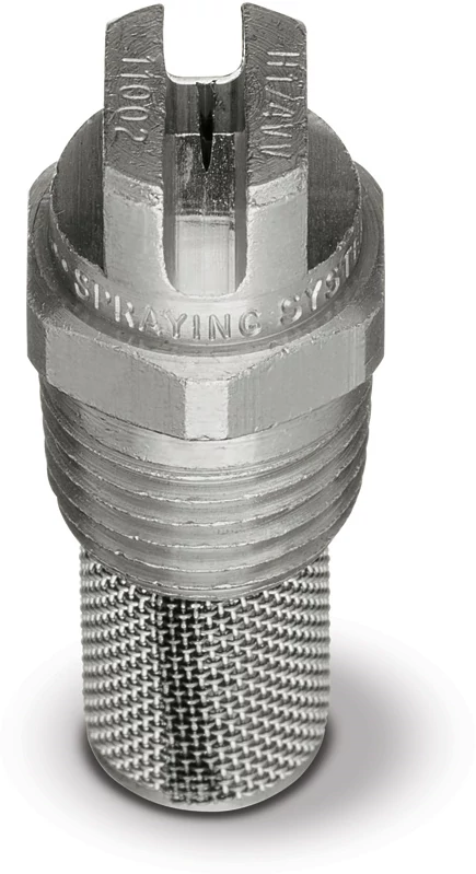 VeeJet® Nozzle, 303 Stainless Steel With Strainer, H1/4VVL-SS8003 ...