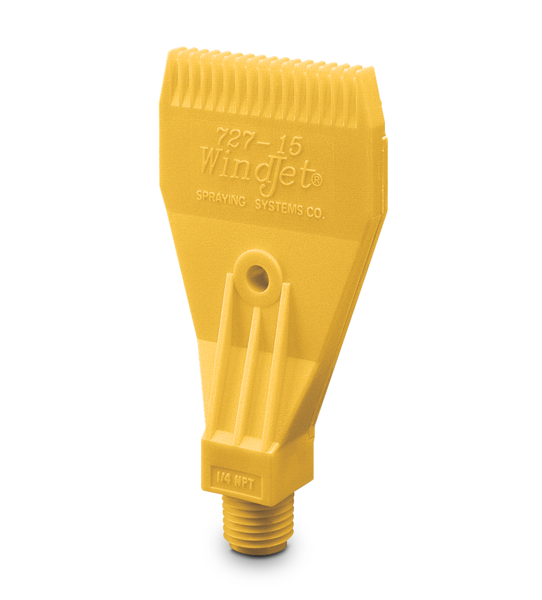 WindJet® Flat Fan Air Nozzle, ABS plastic, AAB727-1/4-15 | Spraying ...