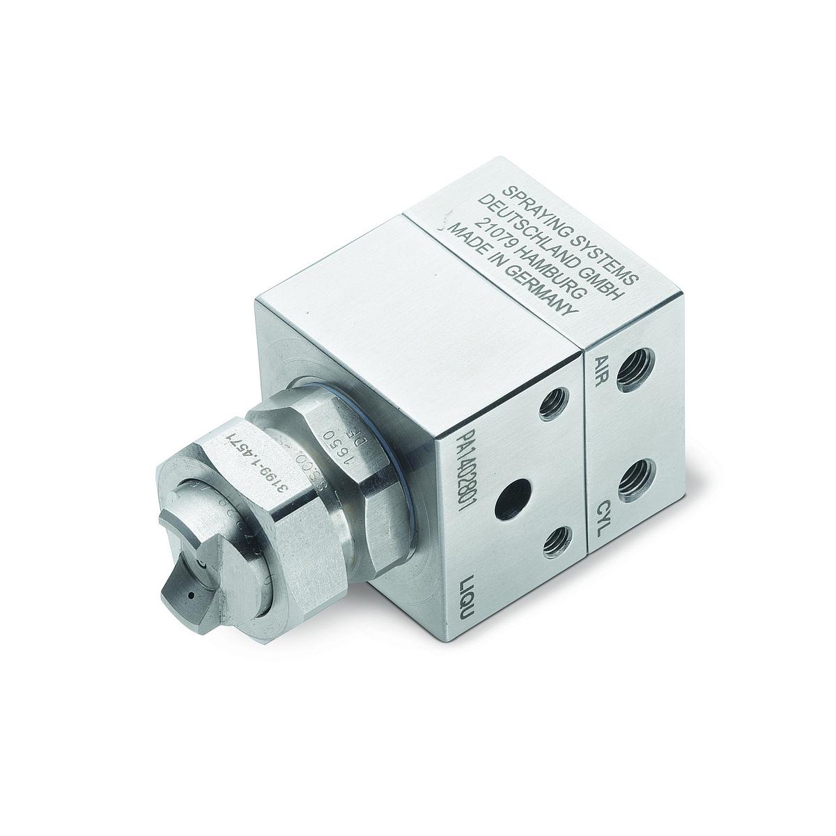 Air-Actuated Air Atomizing Nozzle with 1/8
