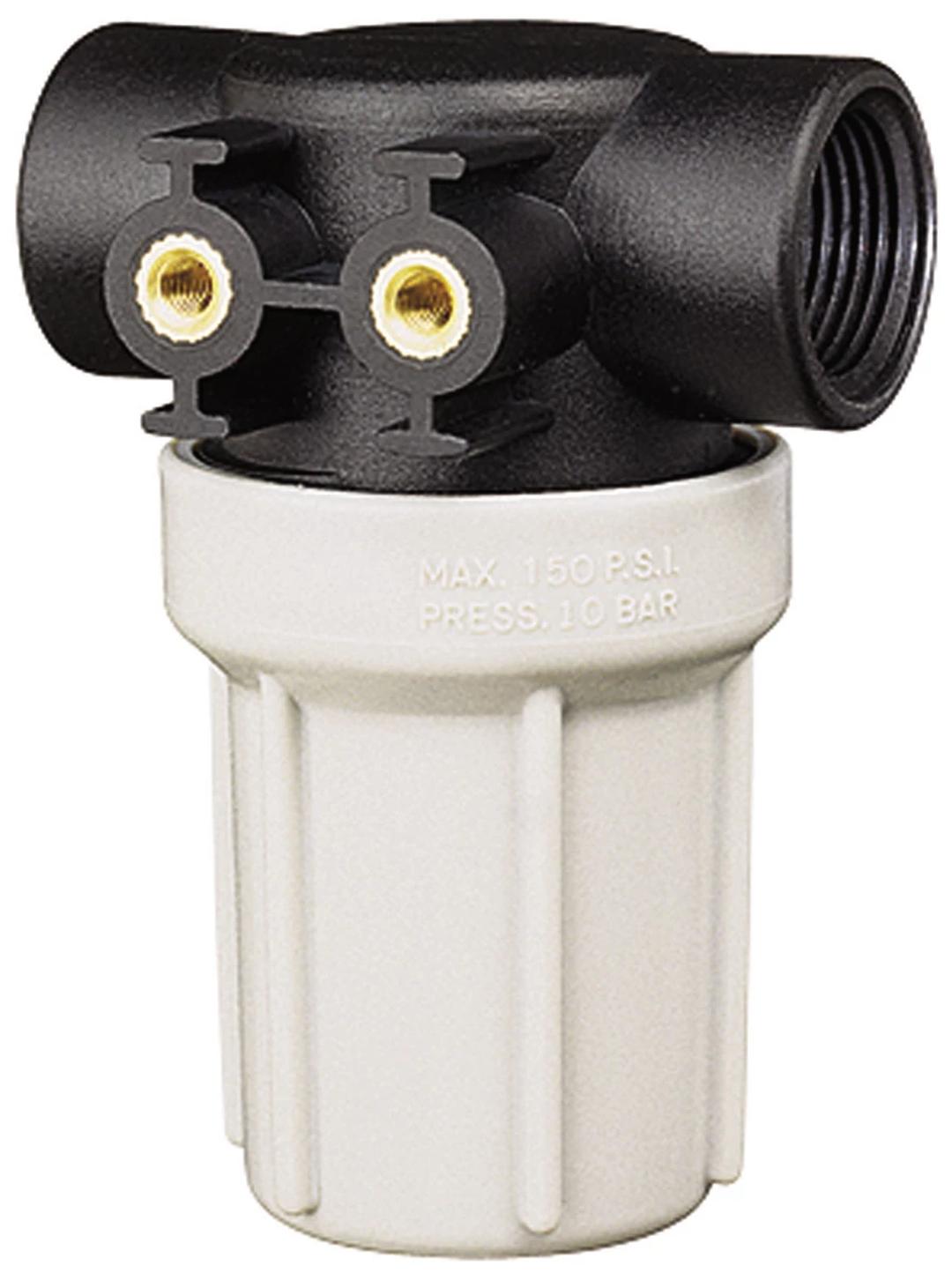 TStyle Liquid Strainer, 1/2" and 3/4" Inlet Connections with Mounting