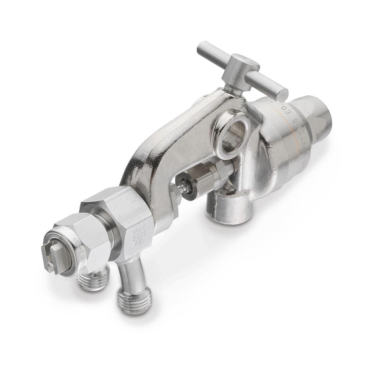AirActuated Hydraulic Nozzle with Flow up to 5 gpm and Recirculating