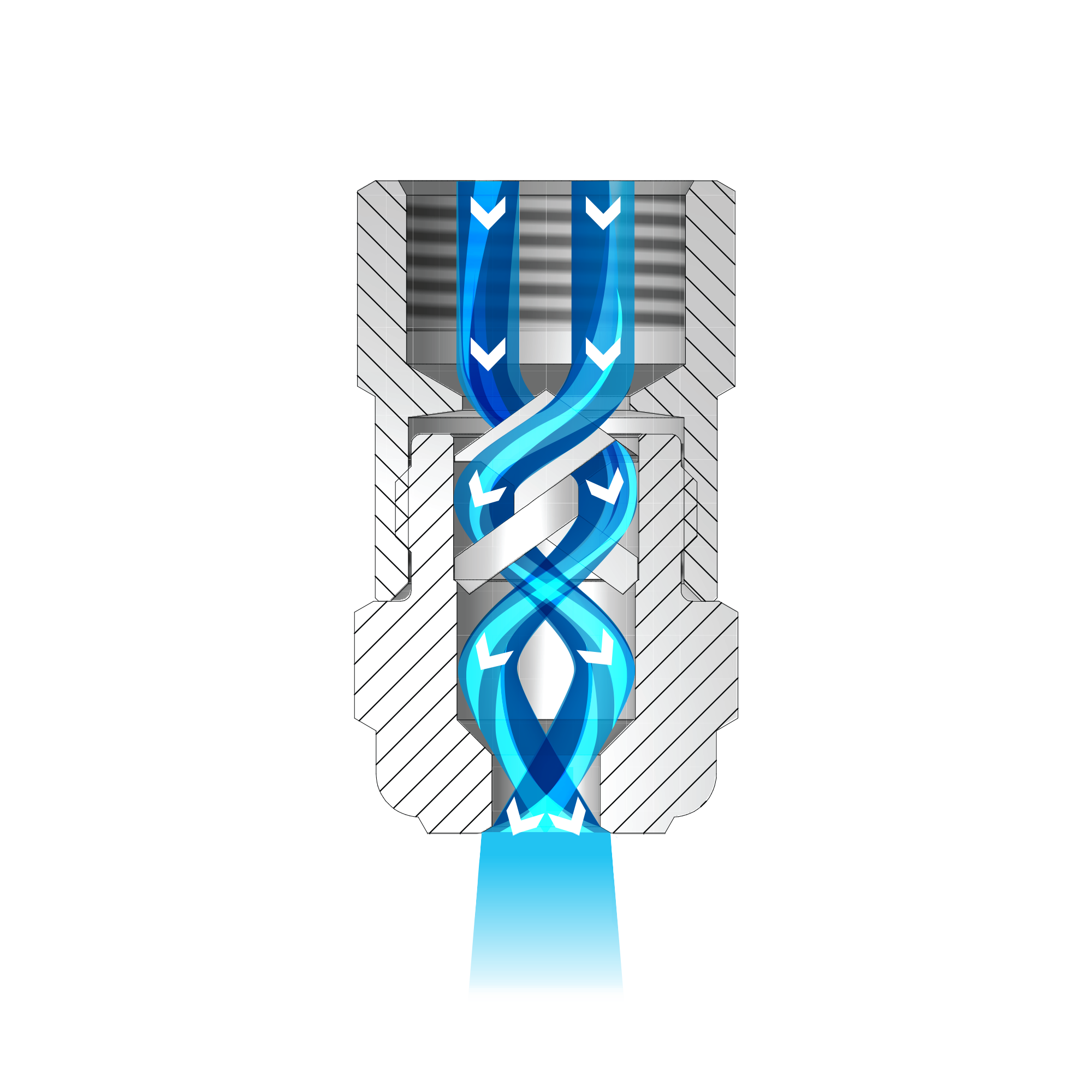 FullJet® Nozzle, 303 Stainless Steel, 1/2G-SS3030 | Spraying